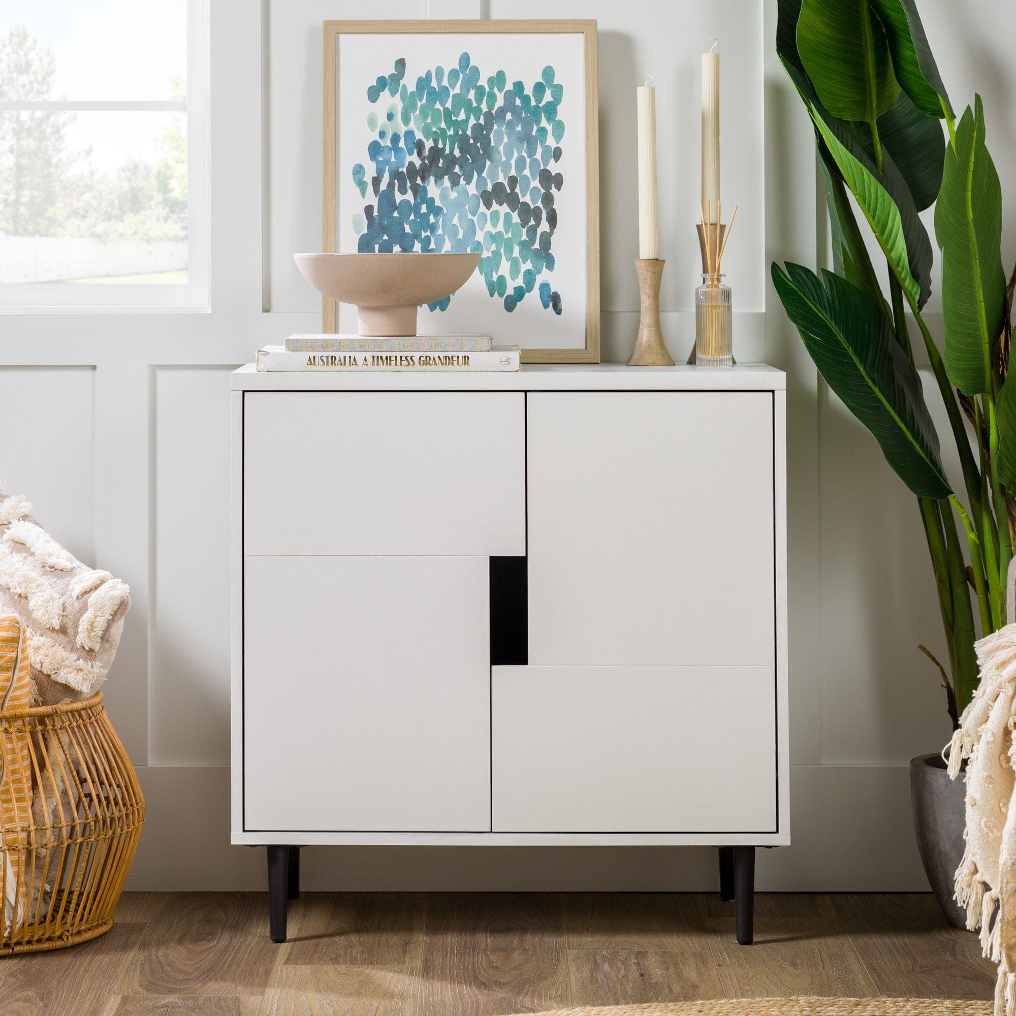 Addison Modern Color Pop Accent Cabinet