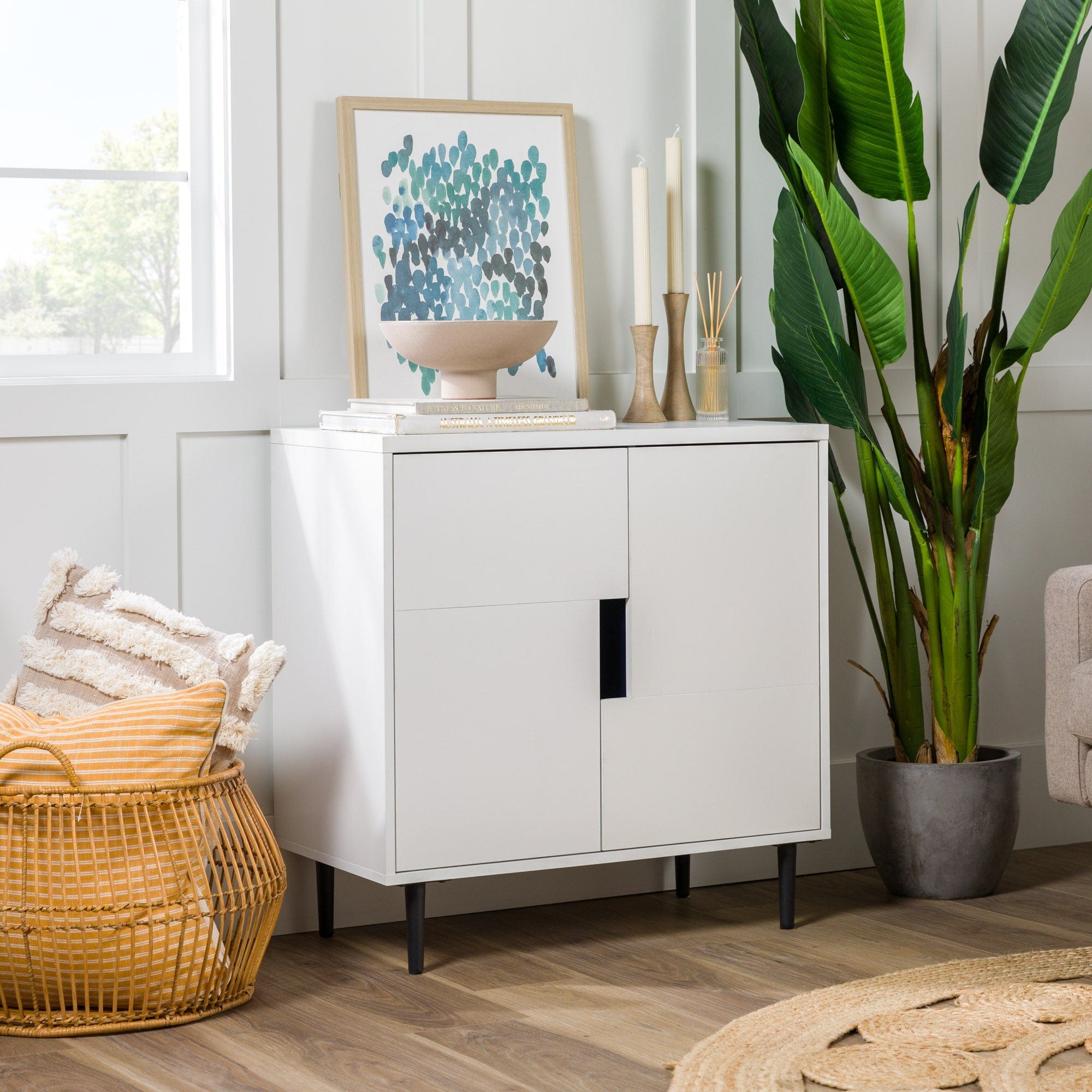 Addison Modern Color Pop Accent Cabinet