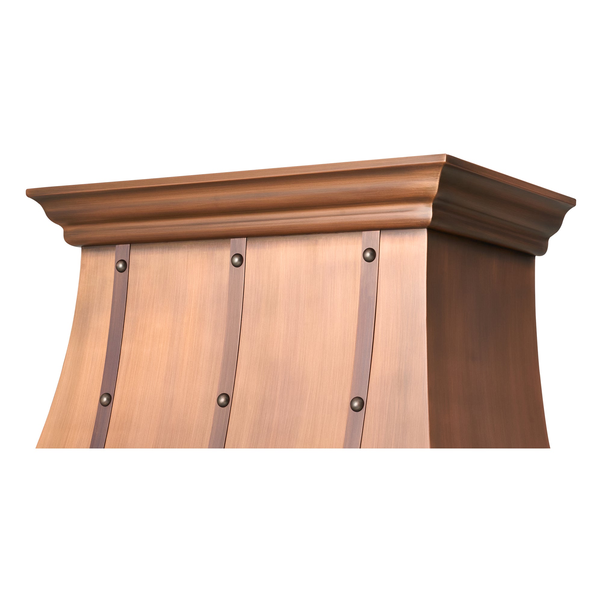 Akicon Custom Handmade Copper Range Hood for Luxury Kitchens
