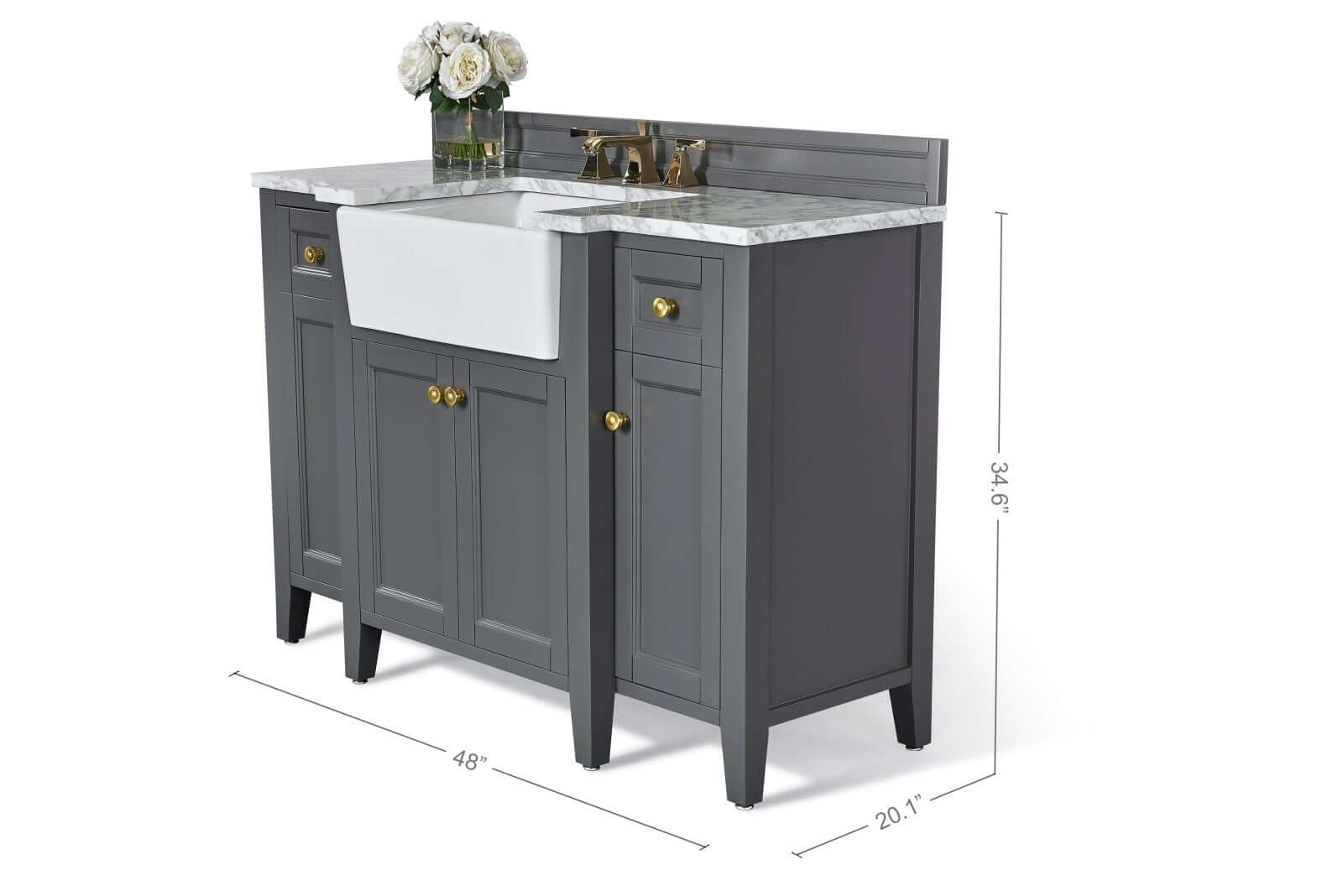 Adeline 48" Bath Vanity Set