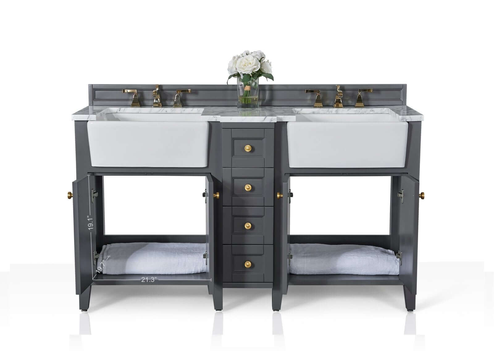 Adeline 60" Bath Vanity Set
