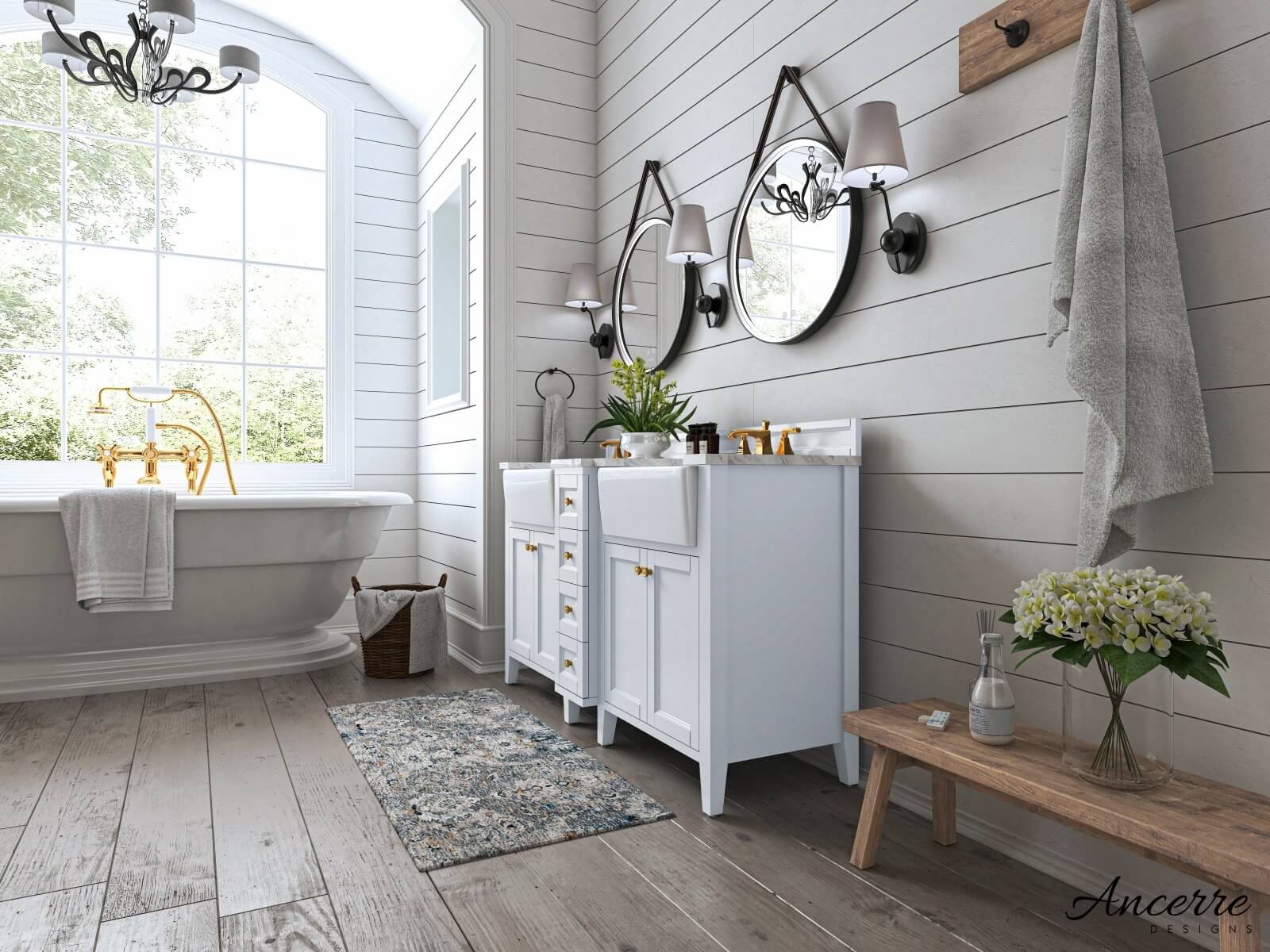 Adeline 60" Bath Vanity Set
