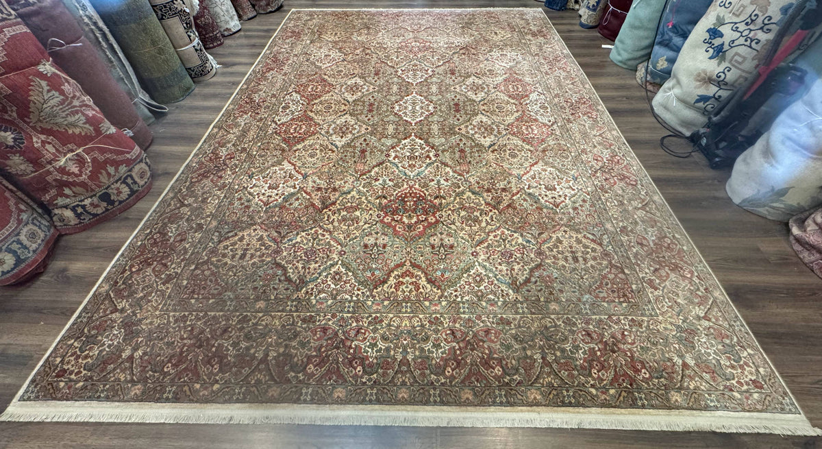 10x14 Karastan Empress Kirman Rug #700/719, Vintage Wool Discontinued Karastan