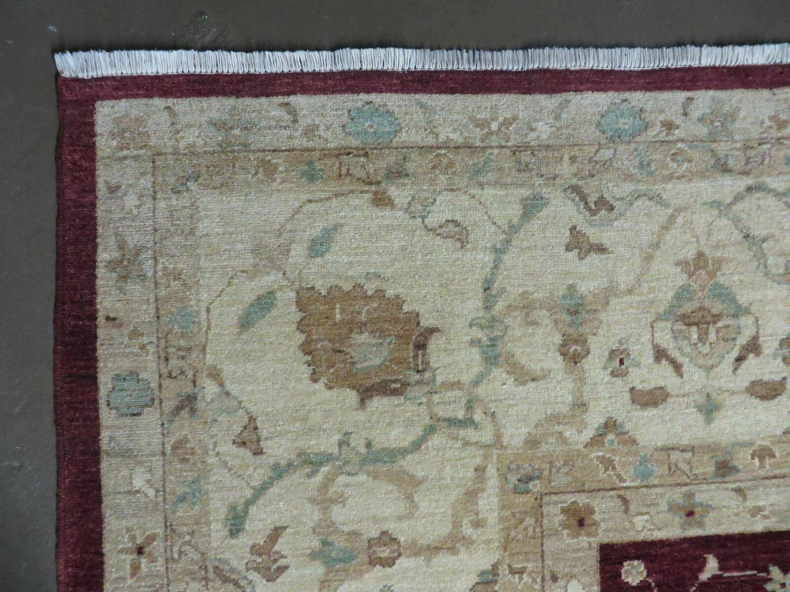 10' X 14' Vintage Handmade PESHAVAR CHOBI Pakistani Agra Wool Carpet Nice