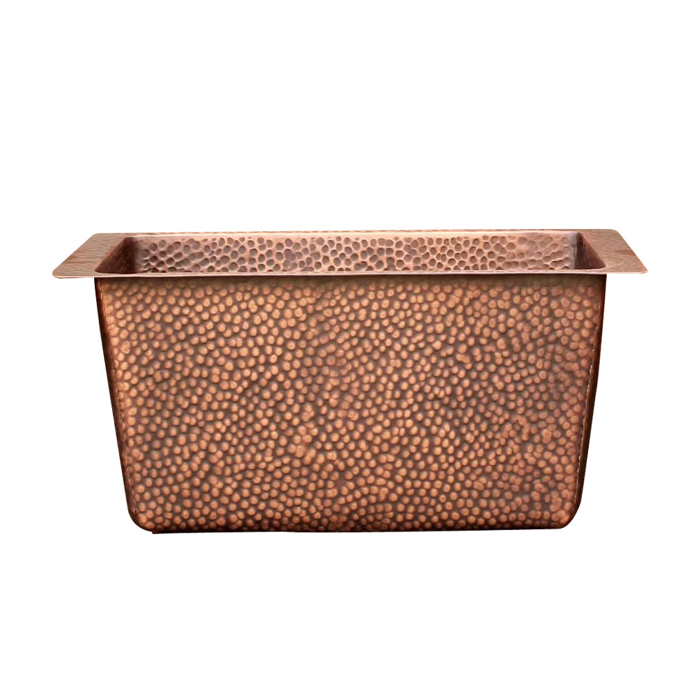 Akicon Custom Copper Bar Sink Handcrafted Prep Sink for Kitchen
