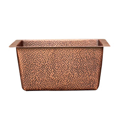 Akicon Custom Copper Bar Sink Handcrafted Prep Sink for Kitchen