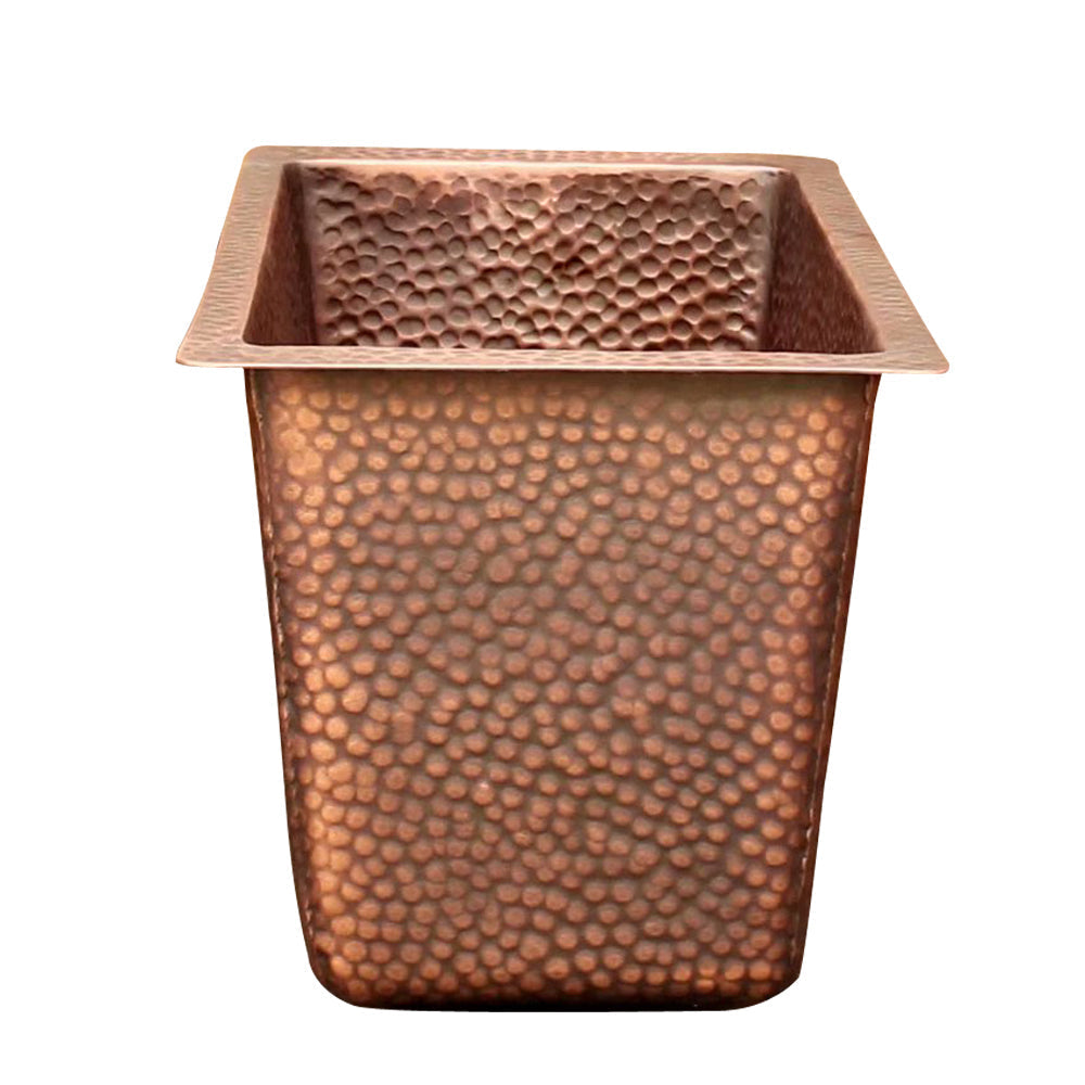 Akicon Custom Copper Bar Sink Handcrafted Prep Sink for Kitchen