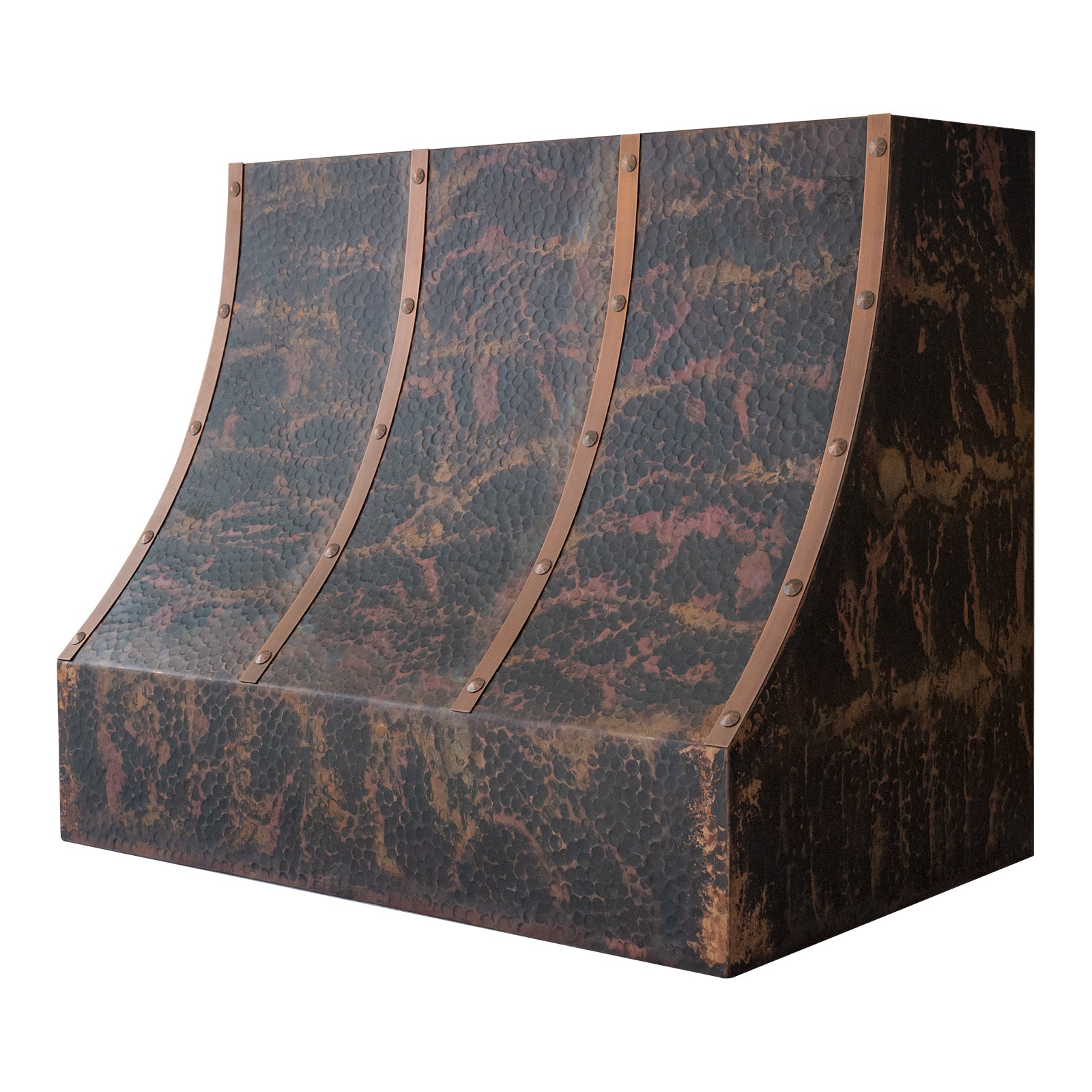 Akicon Custom Copper Range Hood Handmade for Luxury Kitchens