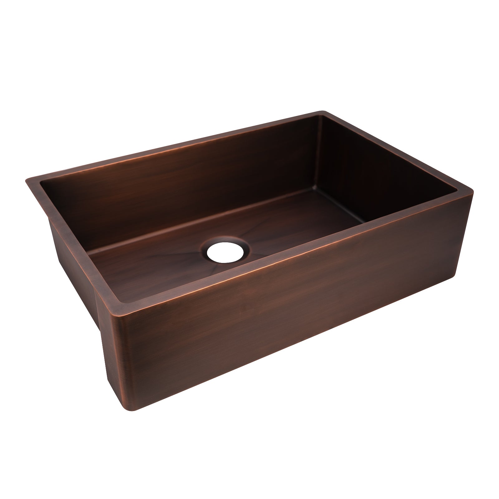 Akicon Single Bowl Handcrafted Custom Copper Farmhouse Kitchen Sink