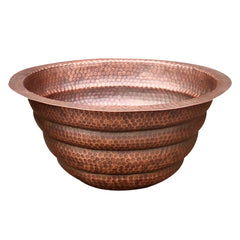 Akicon Custom Hammered Copper Bathroom Sink Artisan Copper Basin