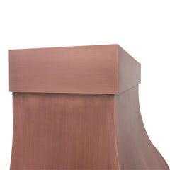 Akicon Custom Handmade Copper Range Hood with Timeless Kitchen Design