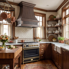 Akicon Custom Handmade Copper Range Hood Custom Kitchen Vent Hood