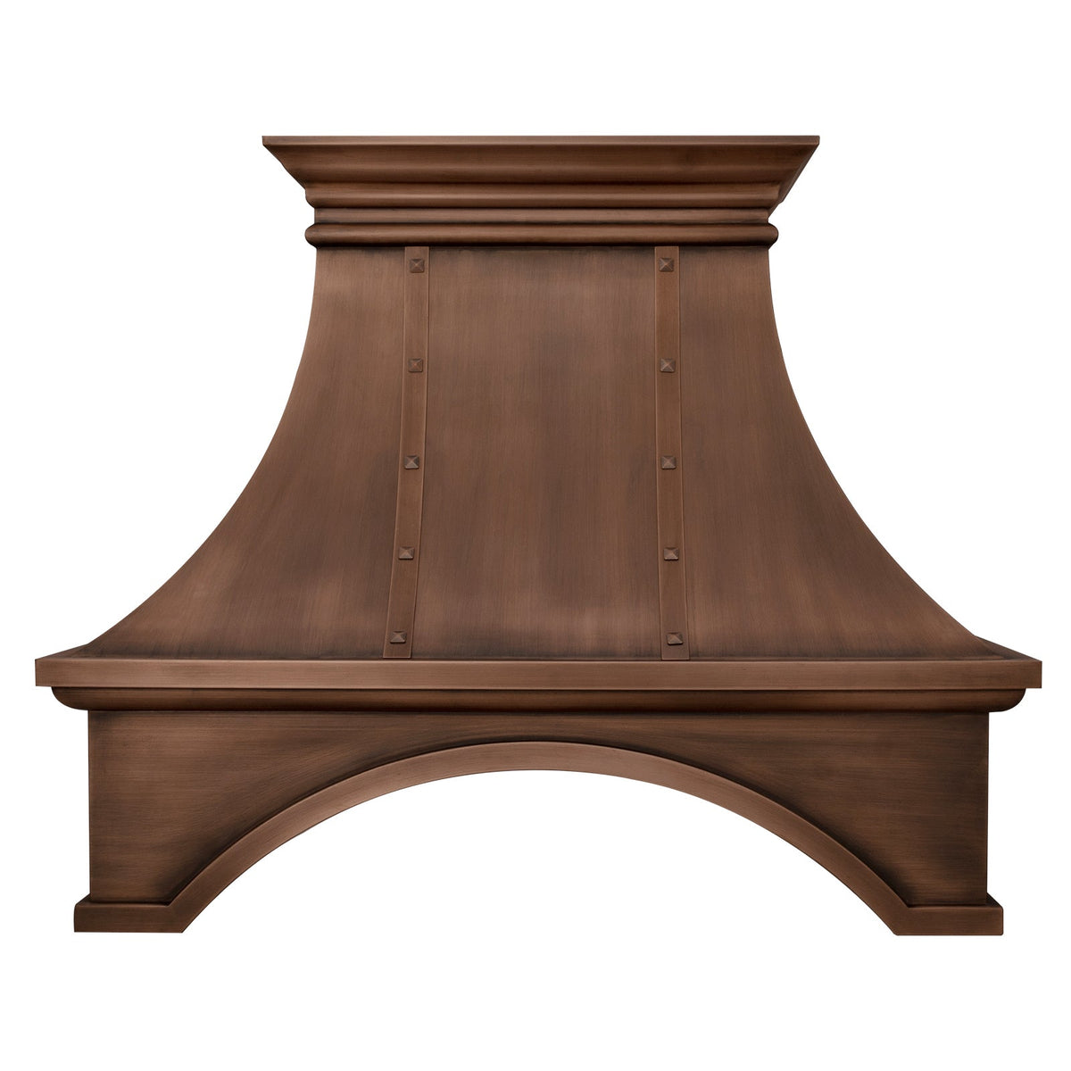 Akicon Custom Copper Range Hood Handmade with Custom Size and Finish