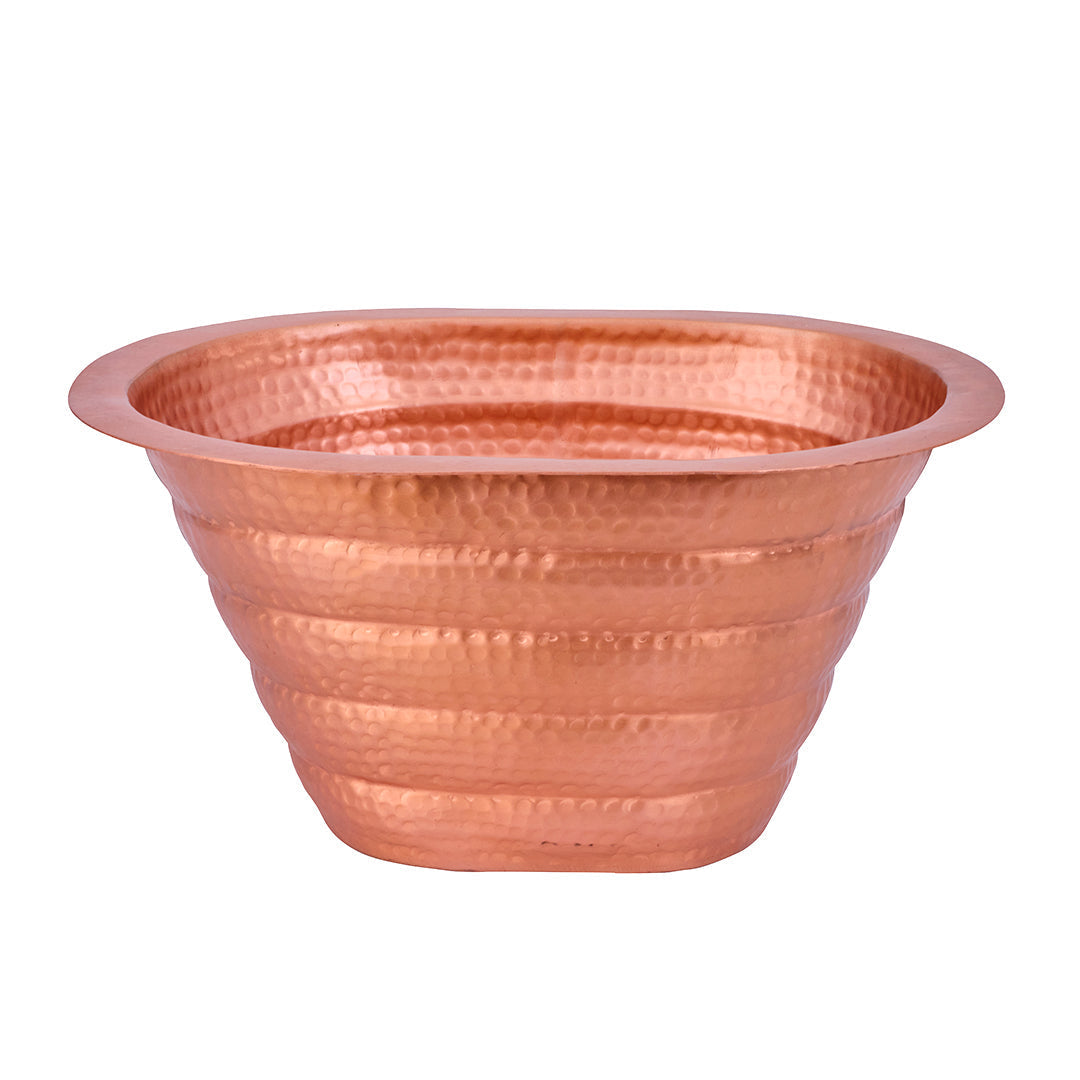 Akicon Custom Hammered Copper Bathroom Sink Artisan Copper Basin