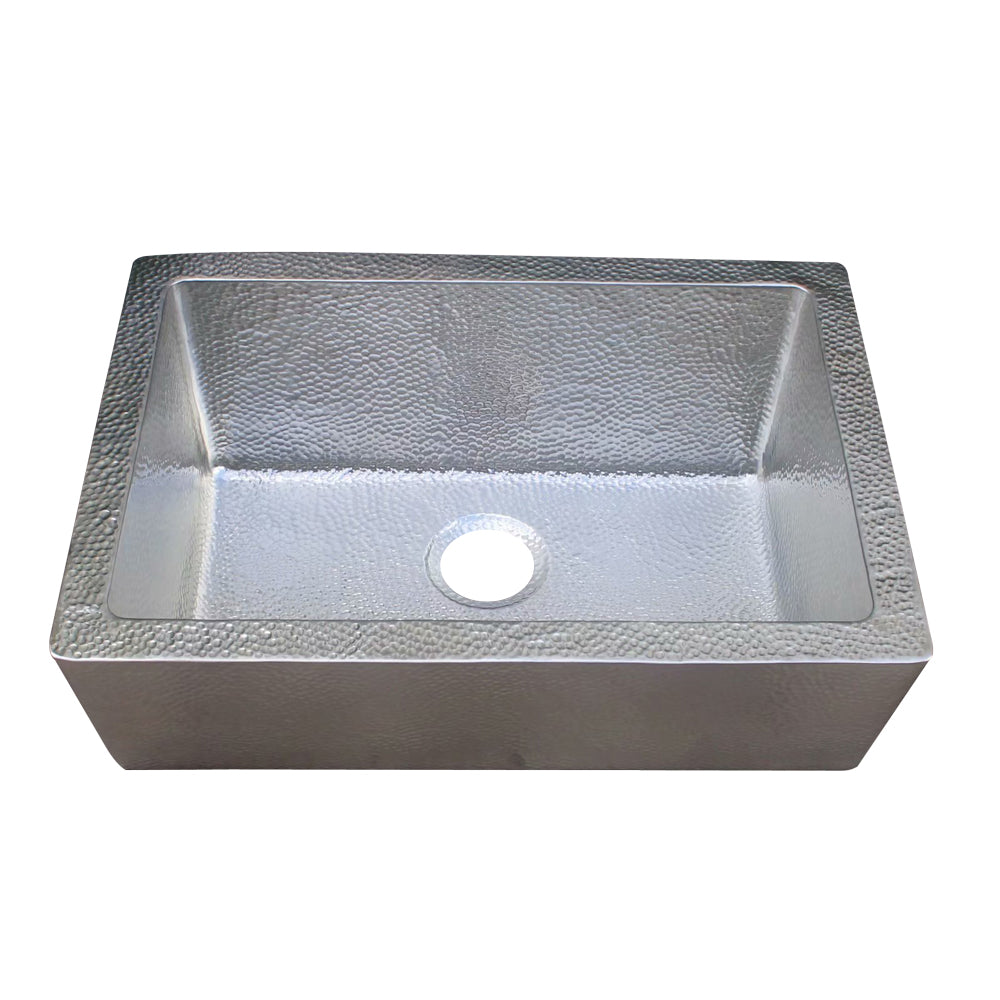 Akicon Single Bowl Handcrafted Custom Copper Farmhouse Kitchen Sink
