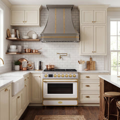 Akicon Custom Handmade Stainless Steel Range Hood Classic Style