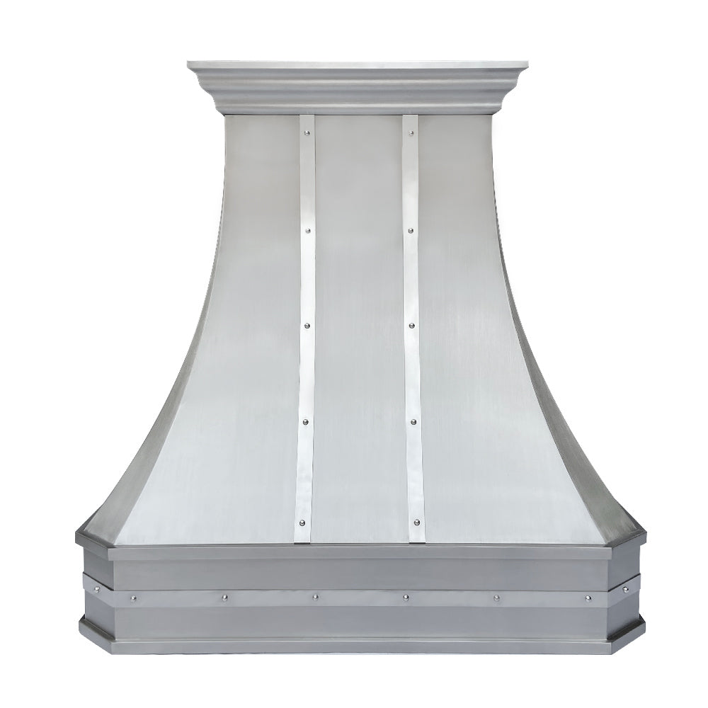 Akicon Custom Handmade Stainless Steel Range Hood Classic Style