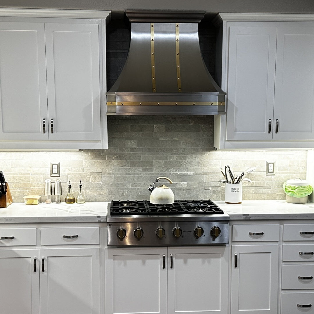 Akicon Custom Handmade Stainless Steel Range Hood Classic Style