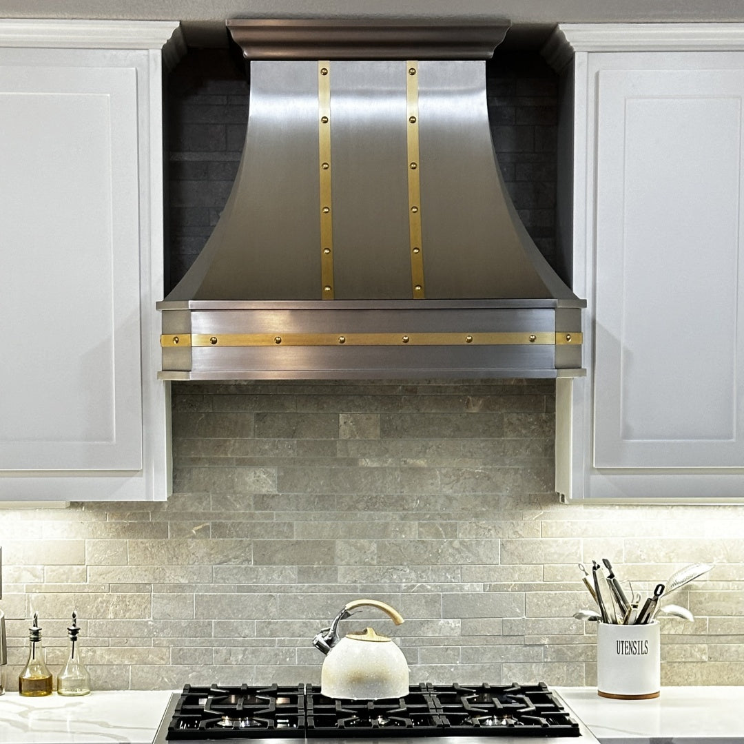 Akicon Custom Handmade Stainless Steel Range Hood Classic Style