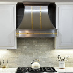 Akicon Custom Handmade Stainless Steel Range Hood Classic Style