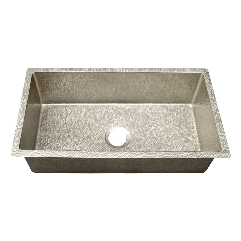 Akicon Custom Handmade Solid Copper Undermount Kitchen Sink