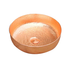 Akicon Handcrafted Copper Bathroom Vessel Sink Rustic Copper Basin
