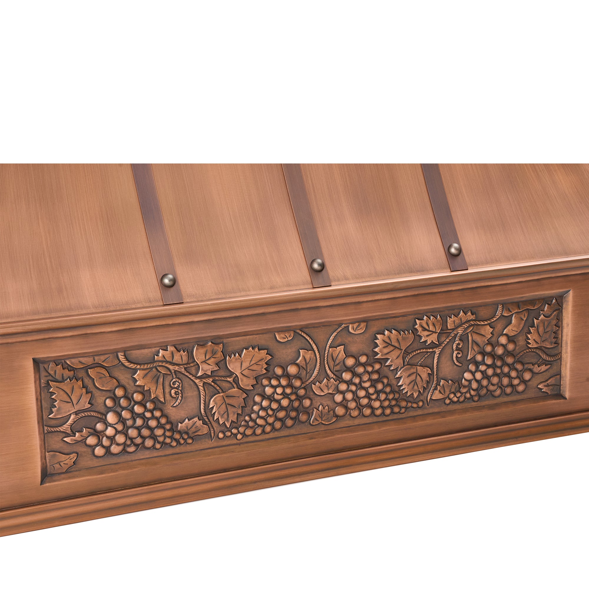 Akicon Custom Handmade Copper Range Hood for Luxury Kitchens