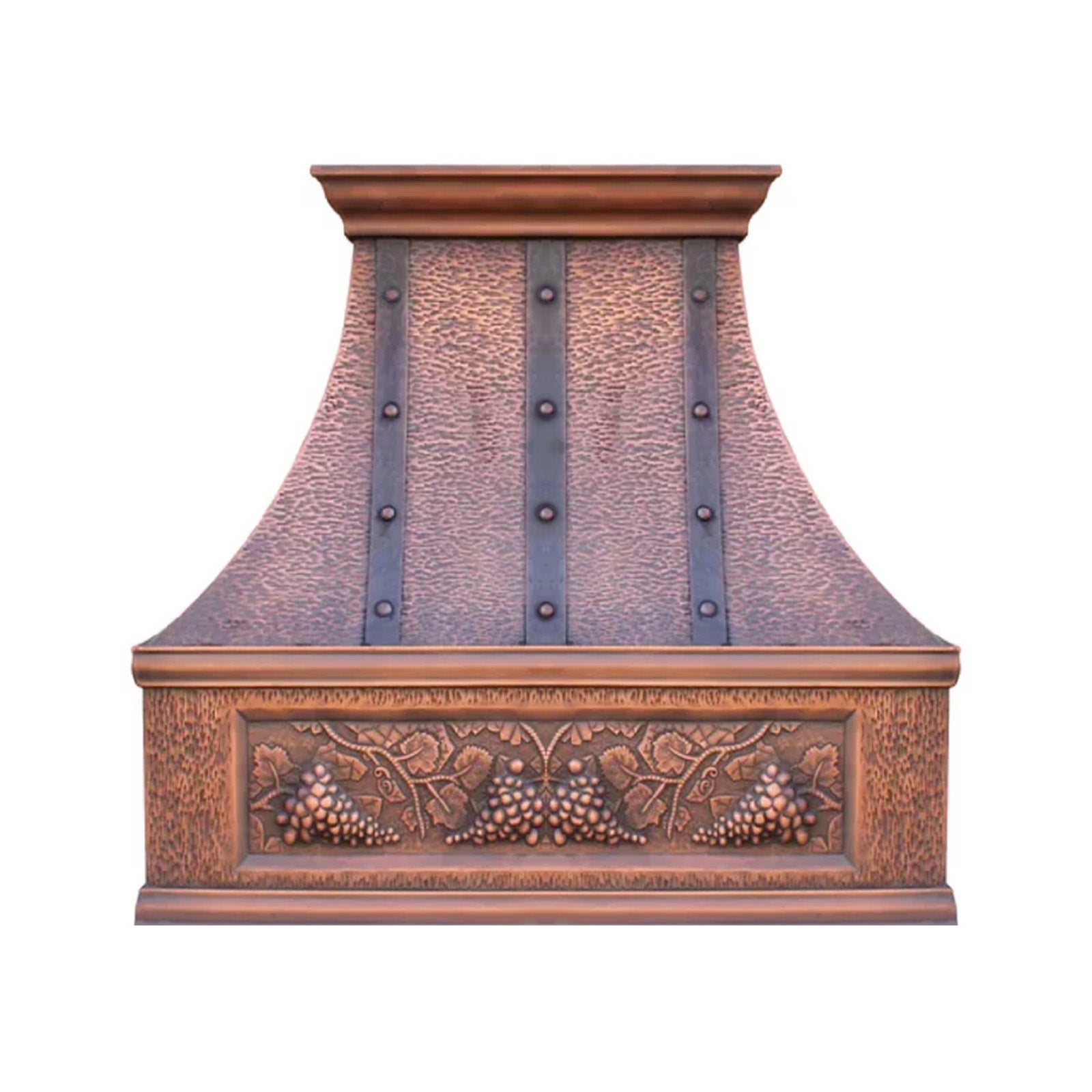 Akicon Custom Handmade Copper Range Hood for Luxury Kitchens