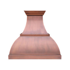 Akicon Custom Handmade Copper Range Hood for Farmhouse Style Kitchens