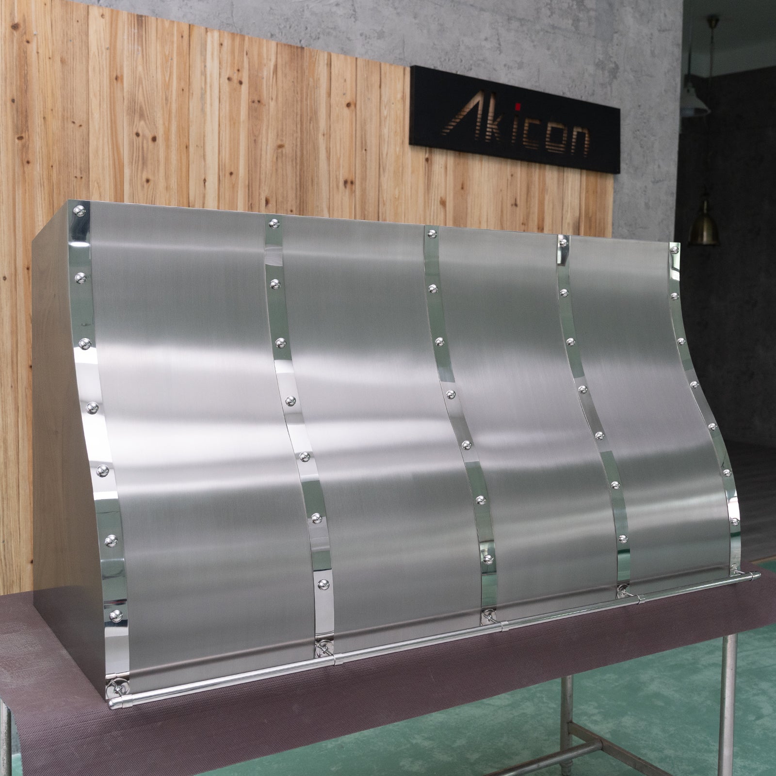 Akicon Custom Handcrafted Modern Stainless Steel Vent Hood