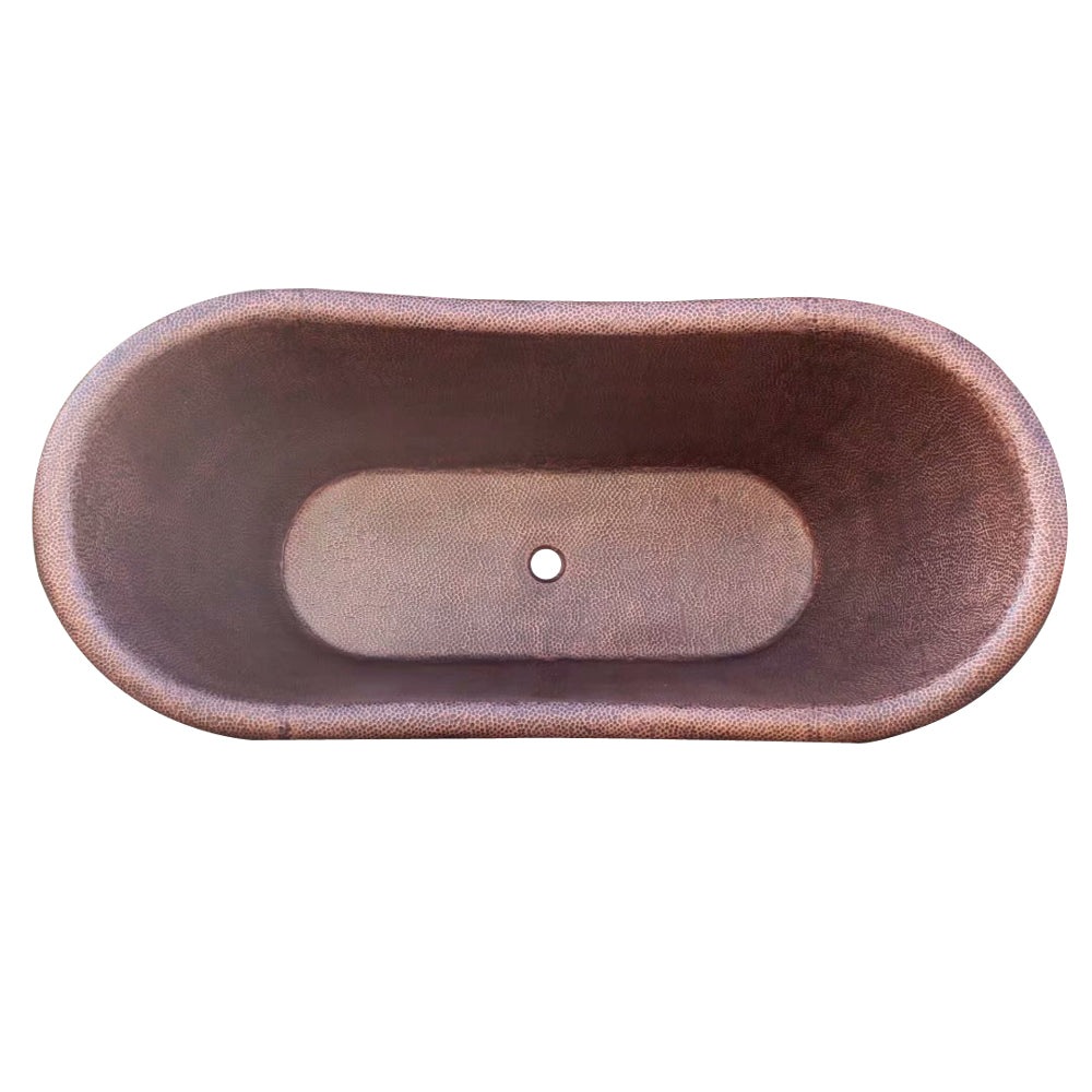 Akicon Handmade Copper Ceramic Luxury Bathtub