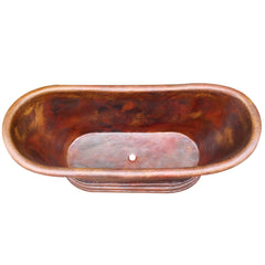 Akicon Handmade Copper Ceramic Luxury Bathtub