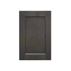 30 Inch Gray Stained Shaker Single Sink Bathroom Vanity with Drawers on the Left