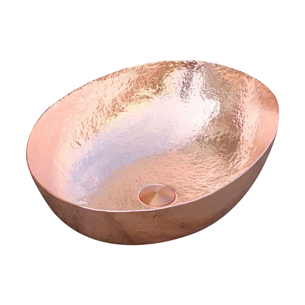 Akicon Handmade Copper Vessel Sink Artisan Bathroom Sink