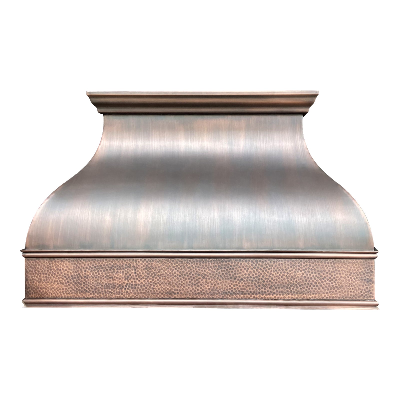 Akicon Custom Custom Copper Vent Hood with Artisan Handcrafted Detail