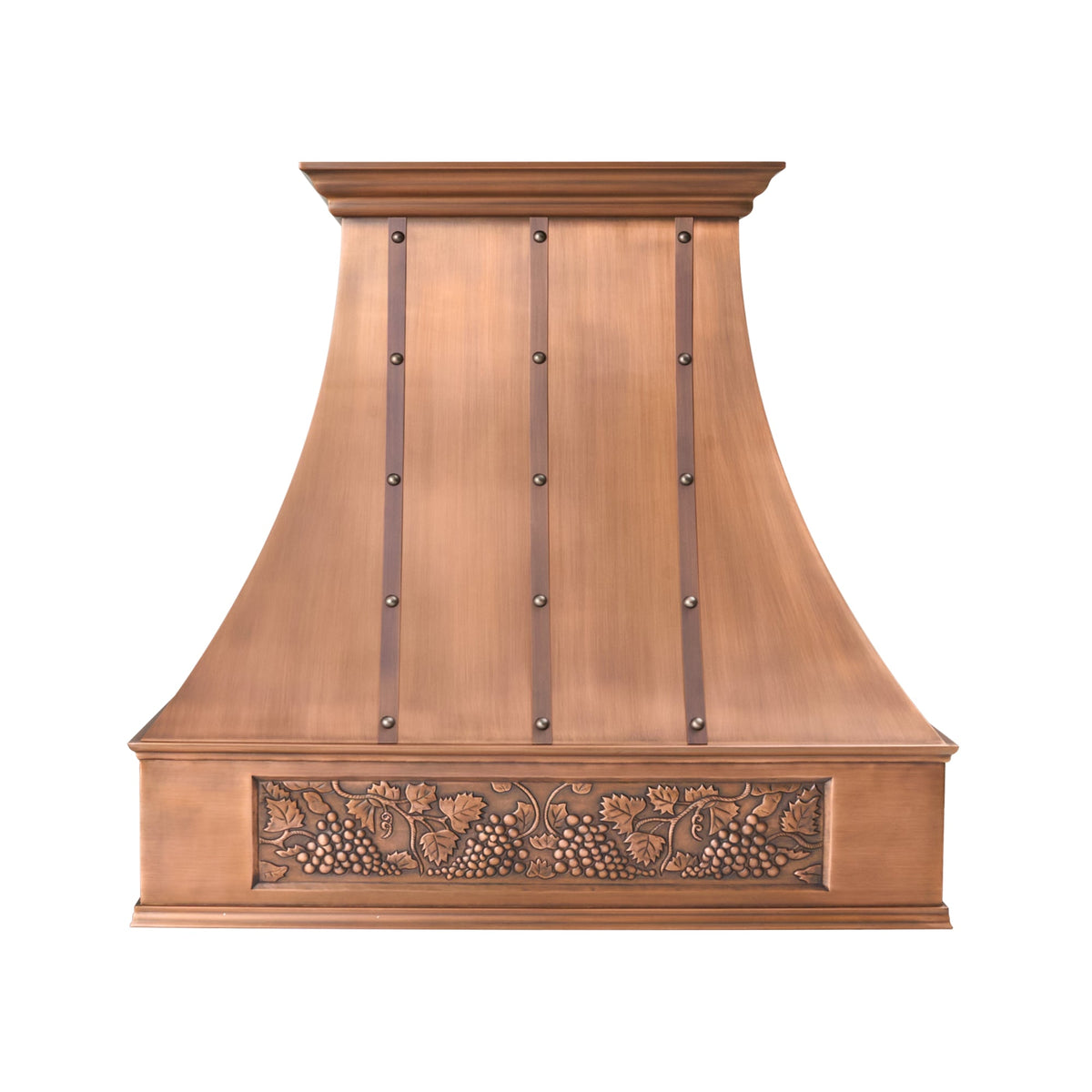 Akicon Custom Handmade Copper Range Hood for Luxury Kitchens