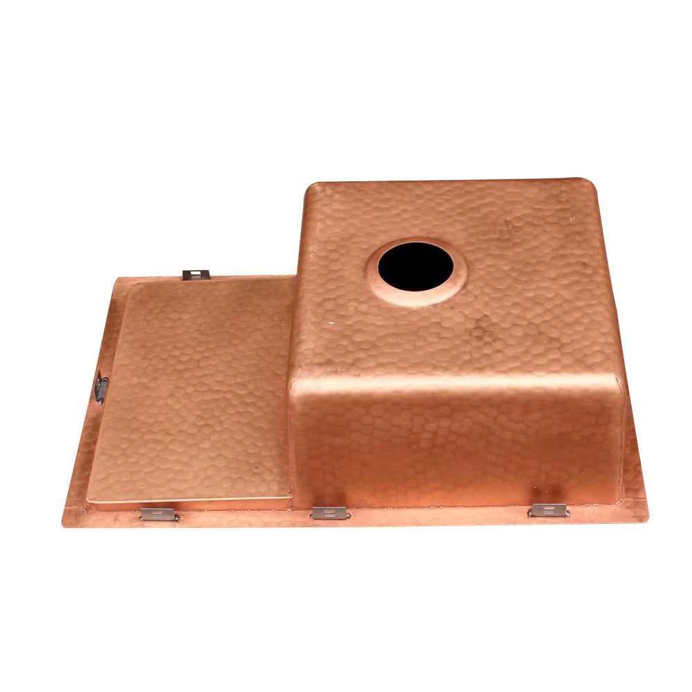Akicon Hammered Copper Undermount Workstation Sink