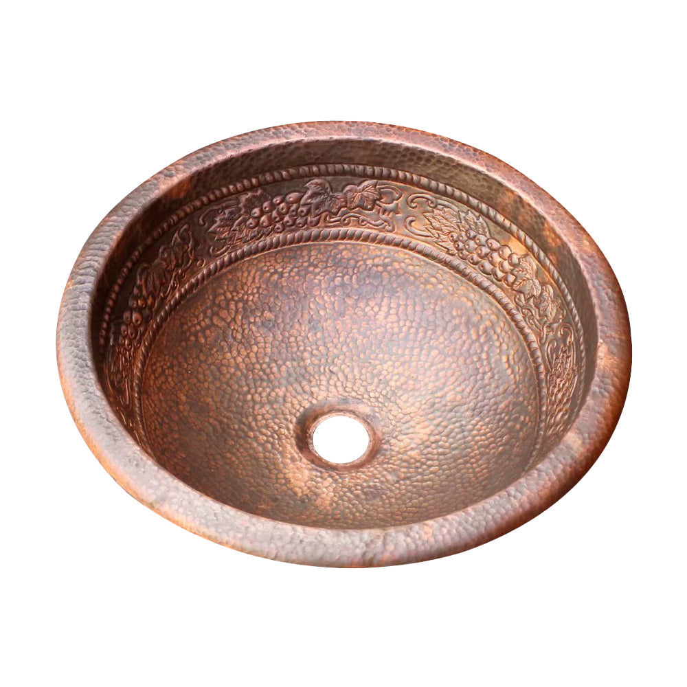 Akicon Handcrafted Copper Bar Sink Premium Prep Sink