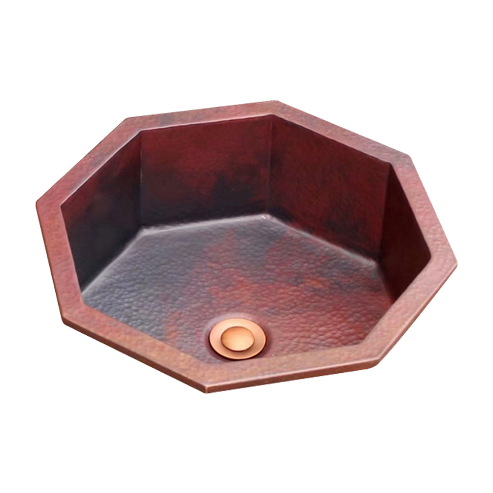 Akicon Handmade Copper Bathroom Sink Custom Copper Sink