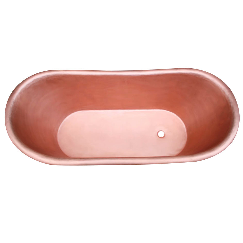 Akicon Custom Copper and Ceramic Bathtub Luxury Freestanding Bath