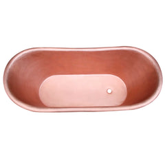 Akicon Custom Copper and Ceramic Bathtub Luxury Freestanding Bath