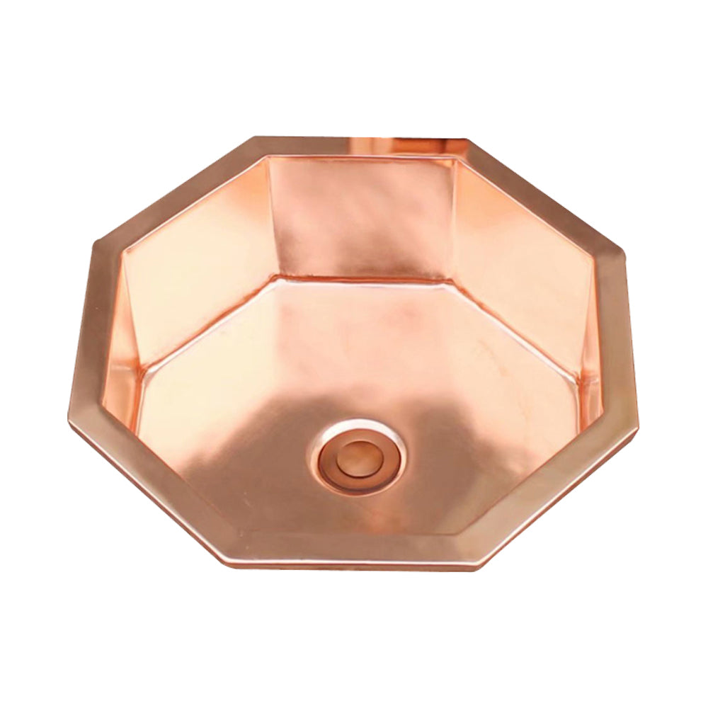 Akicon Handmade Copper Bathroom Sink Custom Copper Sink