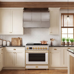 Akicon Handmade Stainless Steel Vent Hood with Rounded Corners