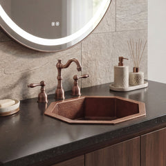 Akicon Handmade Copper Bathroom Sink Custom Copper Sink