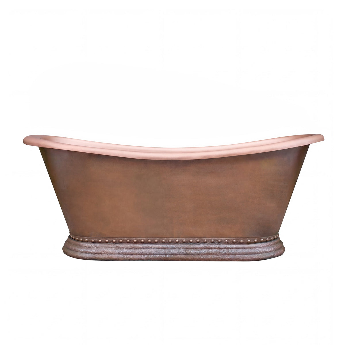 Akicon Custom Copper and Ceramic Bathtub Luxury Freestanding Bath