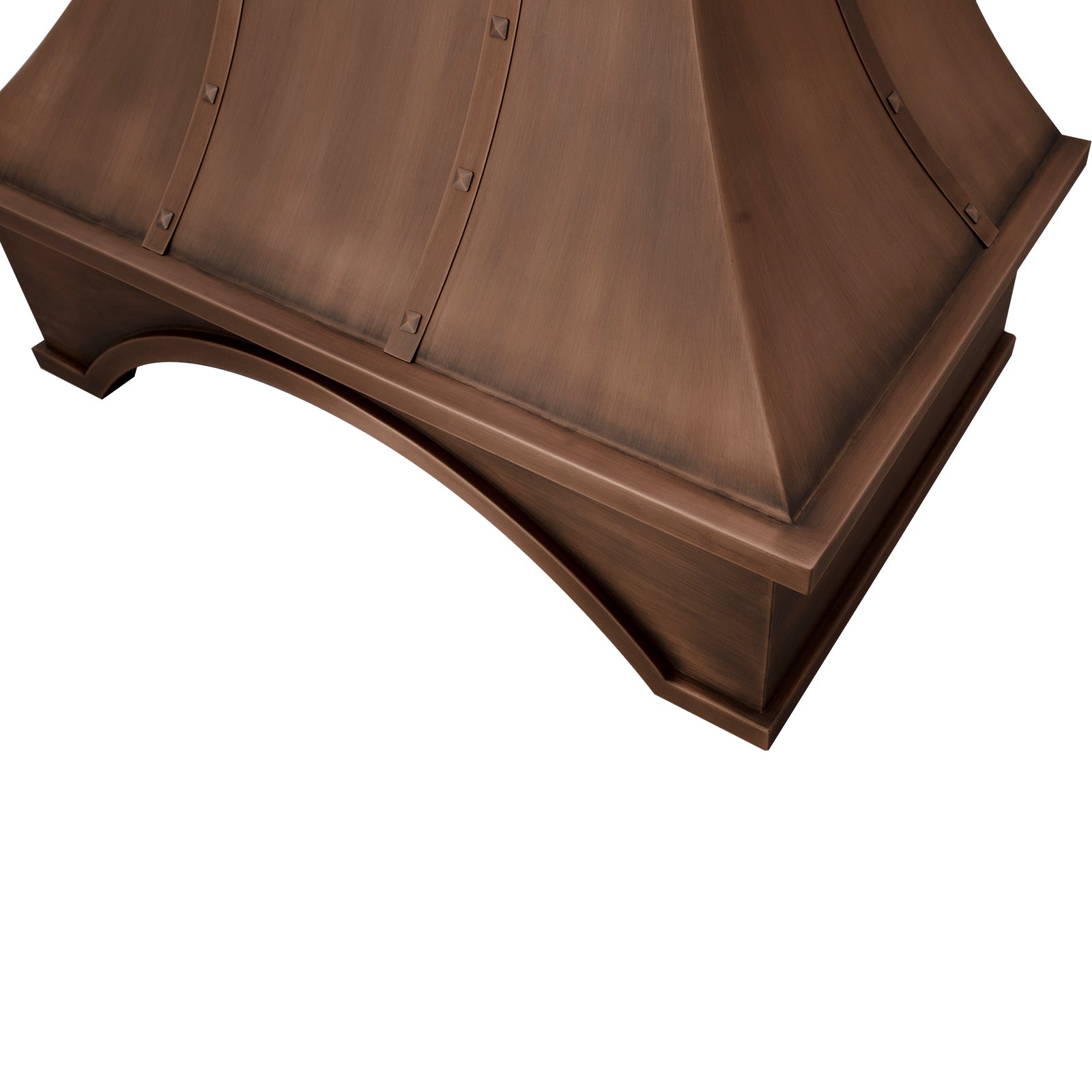 Akicon Custom Copper Range Hood Handmade with Custom Size and Finish