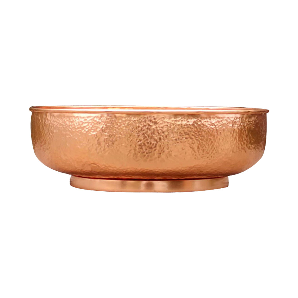 Akicon Handcrafted Copper Bathroom Vessel Sink Rustic Copper Basin