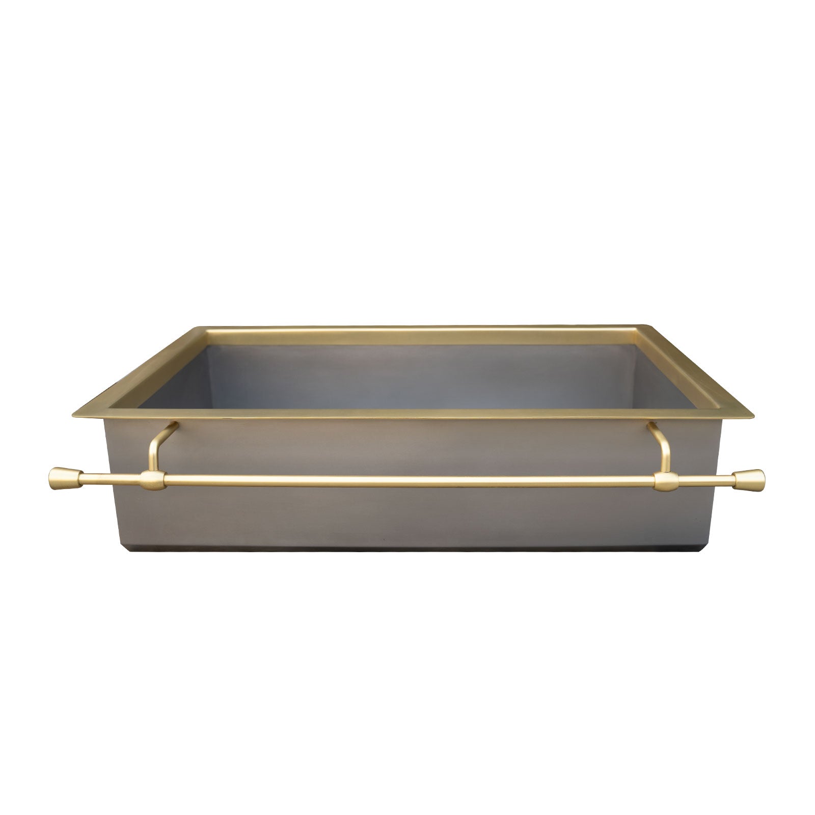 Akicon Handmade Custom Copper Kitchen Sink with Pot Rail