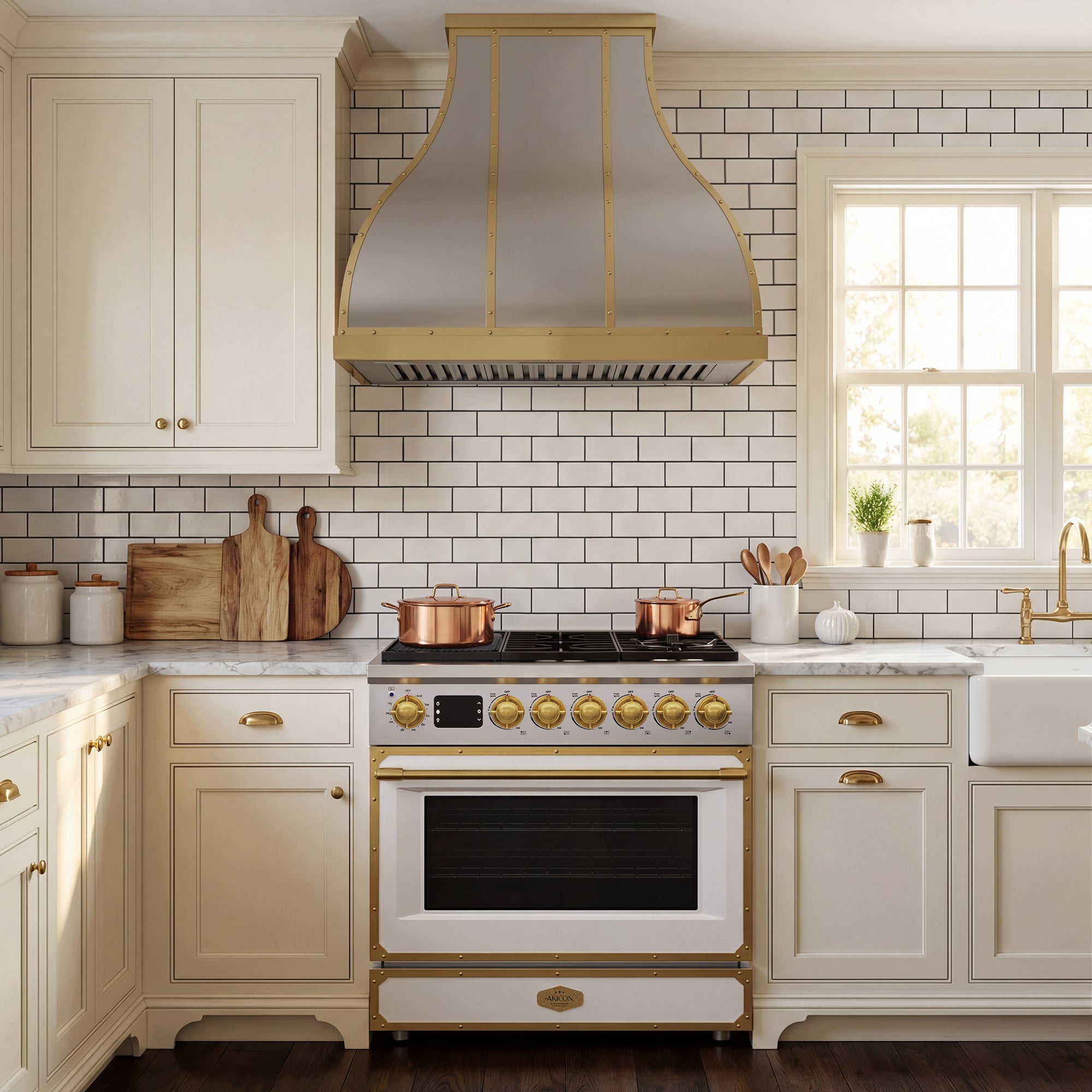 Akicon Custom Handcrafted Stainless Steel Range Hood