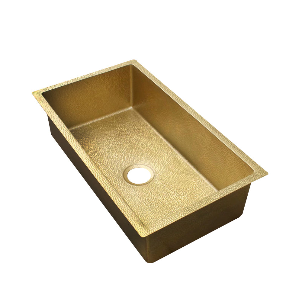 Akicon Custom Handmade Solid Copper Undermount Kitchen Sink